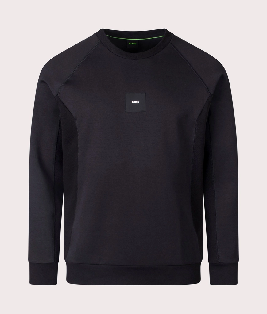 Hugo Boss Mens Salbo Rib Sweatshirt